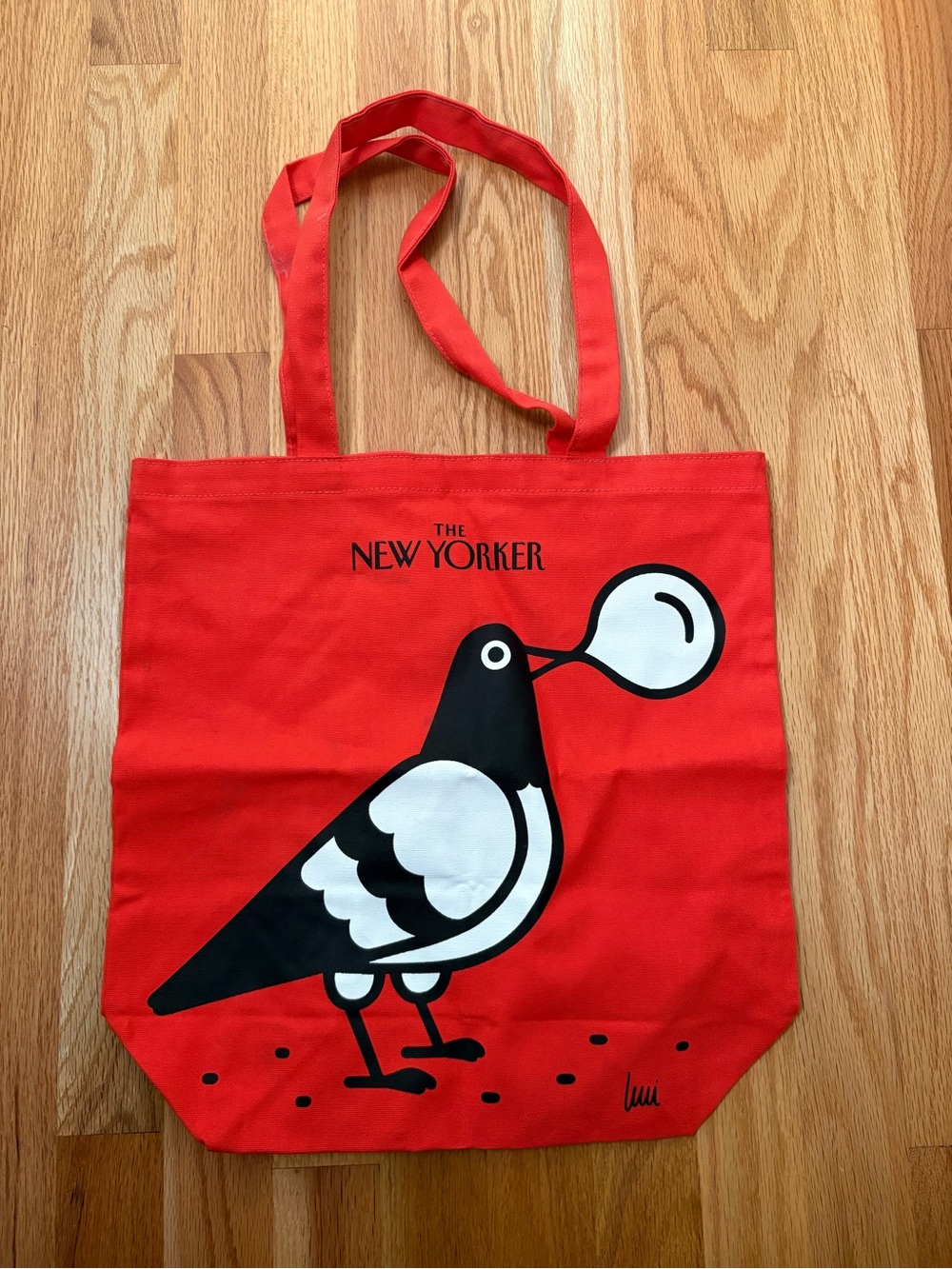 New The New Yorker Tote Red Pigeon - Limited Edition